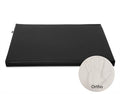 Bia Bed Ortho Matras, orthopedisch hondenmatras, zwart kunstleer, 73 × 50 cm