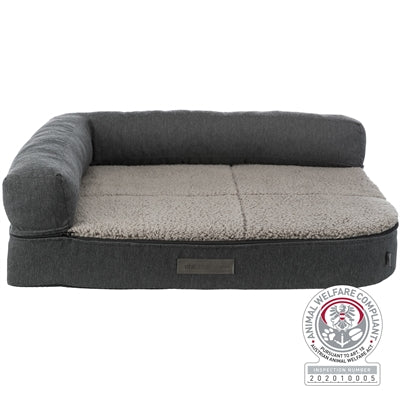 Trixie Bendson Sofa, orthopedische hondenbank, grijs
