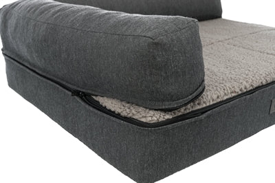 Trixie Bendson Sofa, orthopedische hondenbank, grijs