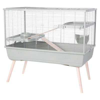 Zolux Neolife, konijnen- en knaagdierkooi op poten, groen, 92 cm hoog