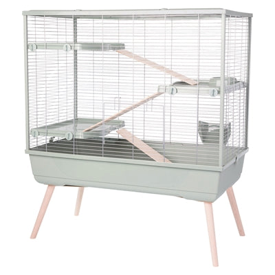 Zolux Neolife, konijnen- en knaagdierkooi op poten, groen, 114 cm hoog