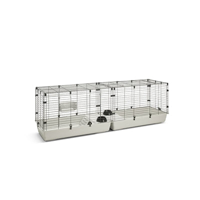 Savic Clubix 200, knaagdierkooi van 2 meter, zwart/lichtgrijs