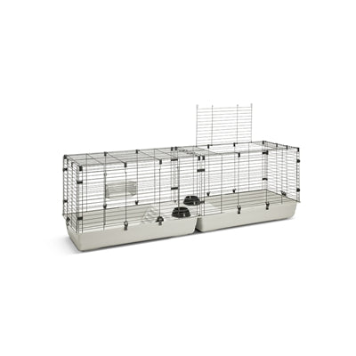 Savic Clubix 200, knaagdierkooi van 2 meter, zwart/lichtgrijs