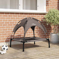 VidaXL Hondenbed bruin 76 x 62 x 70,5 cm staal-0